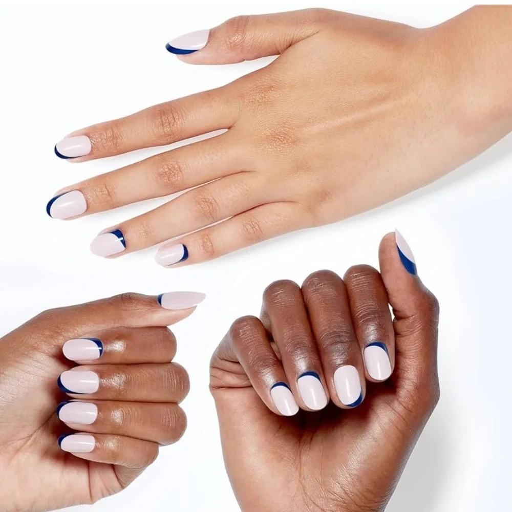 NWT OPI xPRESS/ON Press on Nails in SO INTO BLUE